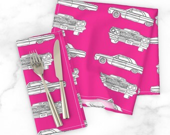 Cocktail and Dinner napkins, Classic Lowrider design