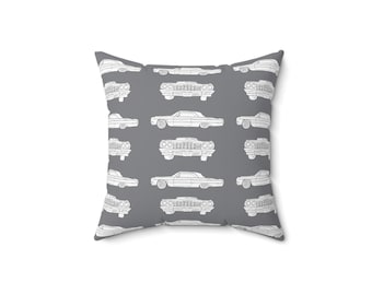 Lowrider Toss Pillow gray