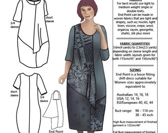 End Point, womens PDF sewing pattern