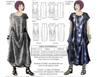 A couple of Loopholes, womens PDF sewing pattern