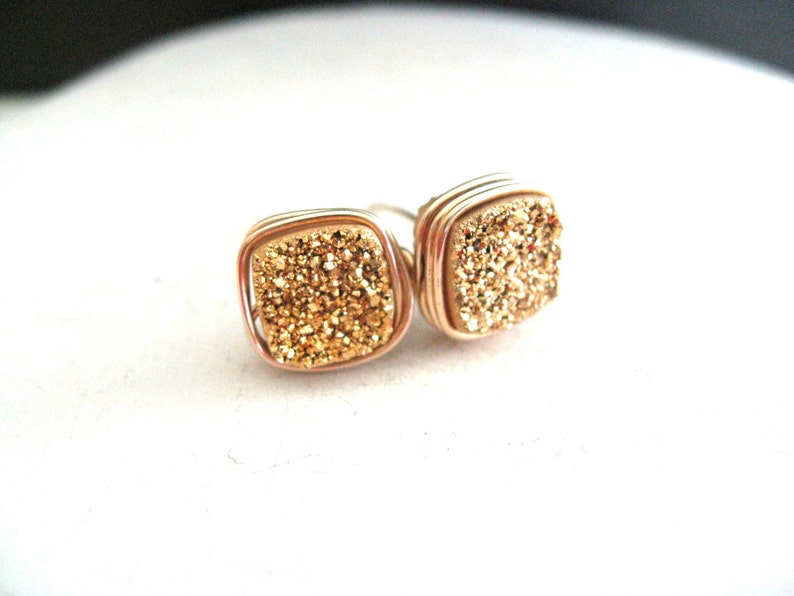 24 karat gold earrings studs
