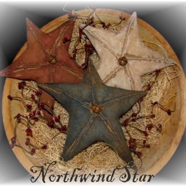 Americana Colonial Stars Primitive Folk Art Ornies Fillers