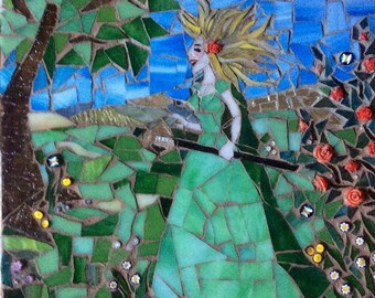 Mosaic Summer Goddess Special Orders, Highly detailed work, all subject matter, let's talk!