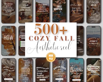 Fall Aesthetic MRR PLR Faceless Reels, Master Resell Rights, Cozy Autumn Videos, Faceless Digital Marketing, Thanksgiving Reels, Fall Videos