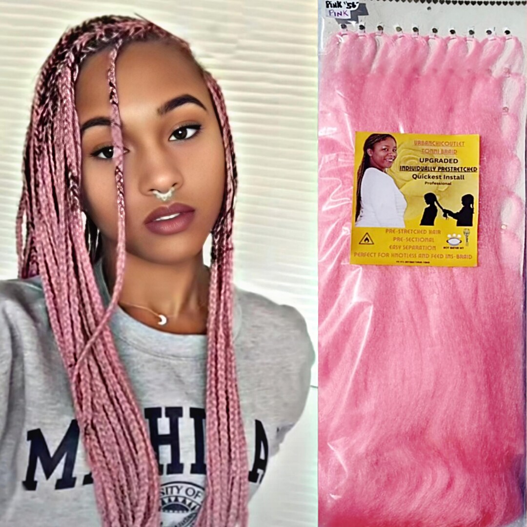 Pretty Pink Pre Separated Individually Hair Easy Separation Quickest ...