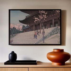 Hiroshi Yoshida Japanese Wall Art, Asian Art, Digital Download, Traditional Art, Wabisabi, Minimalist Art, Japandi, Woodblock Print