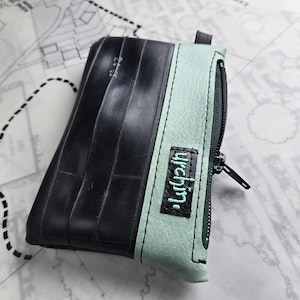 Eco Friendly Pouch - Recycled Bag - Bike Inner Tube - travel pouch zipper purse - repurposed, up cycled  made by Urchin Bags