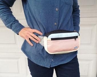 Airbags repurposed into crossbody // Fanny Pack - Hip Bag - Recycled Bag - everyday bag // sustainable bag