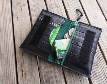 Small wallet - Vegan Gift - Cyclist Accessory - Made in Canada - Urchin Bags - Bike tube wallet