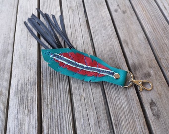 Handmade Feather - Purse Decoration - Ecofriendly Product