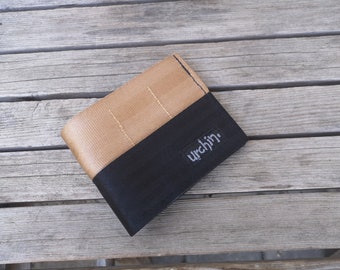Mens Seatbelt Wallet with coin pocket - Recycled Wallet - Seat Belts - Vegan Wallet - Ecofriendly Wallet - Made in Canada by Urchin Bags