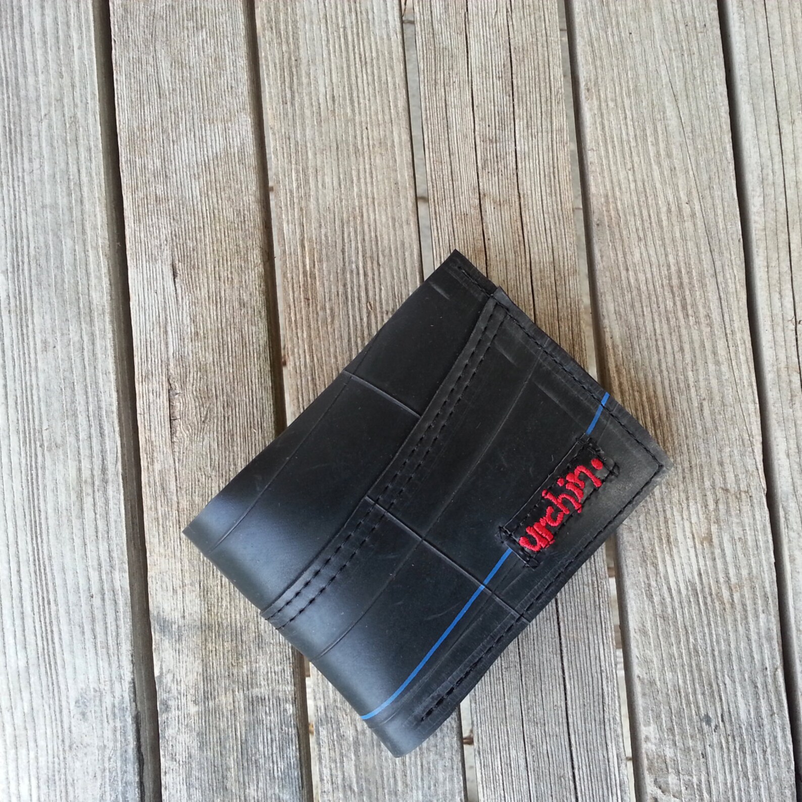 REPURPOSED Bike Inner Tube Wallet Black Eco Wallet Mens Etsy