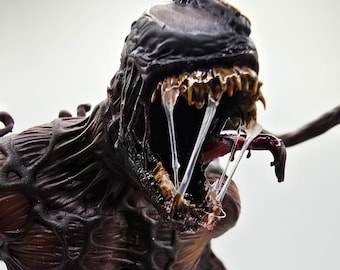 Estatua de criatura de terror • Figura inspirada en simbionte • Regalo de decoración para gamers