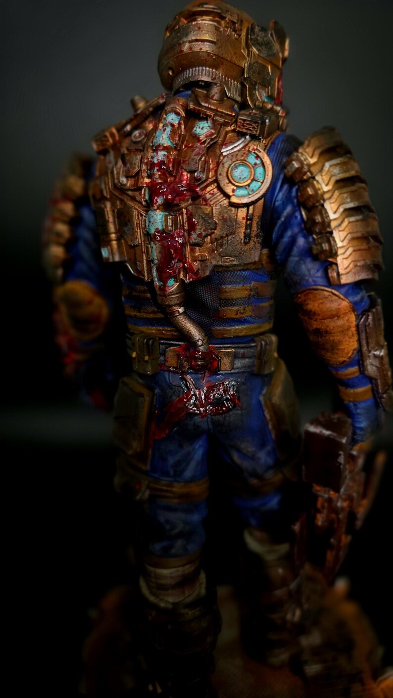 Space Engineer Horror Figure • Sci-fi Survival Sculpture • Gamer Gift ...
