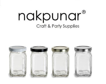 6 oz glass jars oz 190 ml square glass jar with your color choice of plastisol lined bpa free lid gold silver white black jars etsy 6 oz glass jars oz 190 ml square glass jar with your color choice of plastisol lined bpa free lid gold silver white black jars etsy