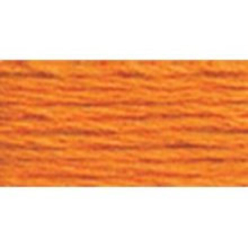 DMC 740 Perle Cotton Thread Size 8 Tangerine Orange image 3