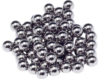 300 pcs Stainless Steel Nail Polish Mixing Agitator Balls 4.5 mm (3/16in) For Nail Polish Bottles paint bottles