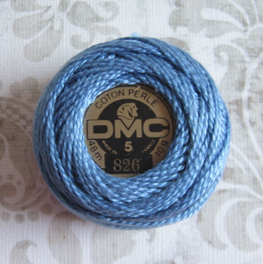 DMC Perle Cotton, Size 8, DMC 3846, Turquoise, Pearl Cotton Ball