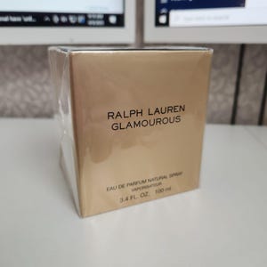 Ralph Lauren Glamorous Classic 100ml EDP Spray 3.4 fl oz (New In Factory Sealed Box) made in the USA