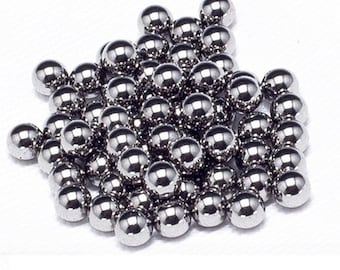 100 pcs Stainless Steel Nail Polish Mixing Balls 4.5 mm (3/16in) For Nail Polish Bottles paint bottles