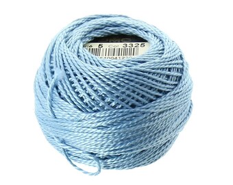 DMC 3325 Perle Cotton Thread | Size 5 - Size 8 | Light Baby Blue