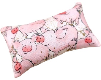 ON SALE Emery Pincushion filled with Emery Sand Cute Pigs | Abrasive Pin Cushion handmade by Nakpunar