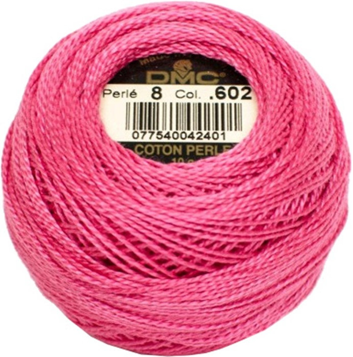 DMC 602 Pearl Cotton Thread Size 8 Medium Cranberry Etsy India