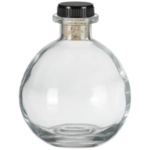 6 pcs Empty Glass Spherical Bottle with Tbar Bottle Stopper 8.5 oz Bulb Ball Round Shape