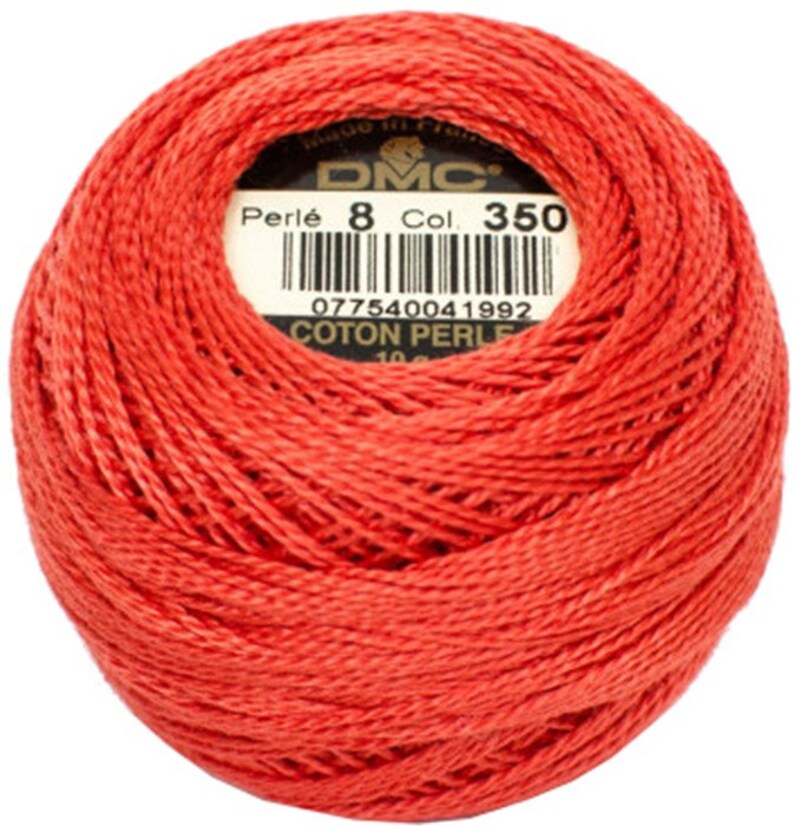 Pink DMC Perle Cotton Thread Size 8 956, 223, 347, 316 350 Md Coral Pink