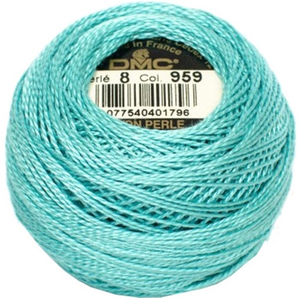 DMC 959 Perle Cotton Thread | Size 8 | MD Seagreen