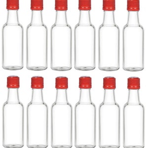 50 ml Mini Liquor Bottles with Black Tamper Evident Cap Mini Shot Alcohol Bottles Made in the USA image 10