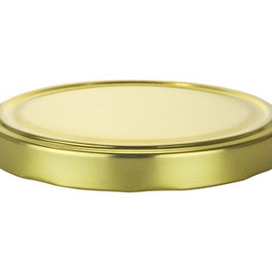 89TW Lug Lids for Glass Jars Replacement Lids -  6 Lugs, Plastisol Lined, BPA Free, Made in the USA