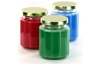 12 Pcs 6 Oz Beveled Glass Jars With Plastisol Lined Lid in Your Color  Choice: Gold Silver Black Storage and Organization 