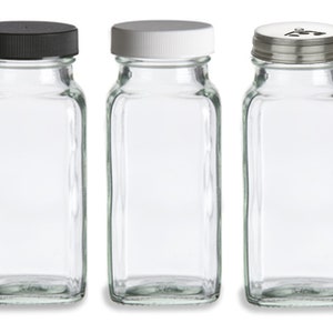 6oz Clear Glass Round Jars for Canning 12/Case, Clear Type III BPA Free 63 mm