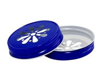 Nakpunar Lot De 24 Couvercles De Bocaux Mason En Bronze