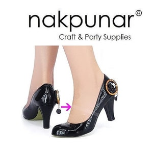 Nakpunar Invisible Shoe Straps for Heels, Wedges, Flats, and Stilettos