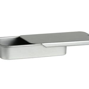 5 boîtes de conserve rectangulaires à couvercle coulissant de 1/4 oz - Bonbons personnalisables en aluminium de qualité alimentaire, boîtes de conserve, boîtes-cadeaux, pilules, contenant pour cosmétiques