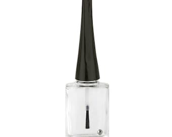 Nakpunar 70 pcs 15 ml Empty Glass Nail Polish Bottles with Brush Cap and Mixing Aerator ball (70 Bottles)