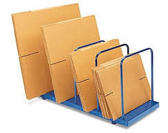 ULINE Steel Carton Stand 42 x 18 x 23in  Corrugated boxes wood sheets foamsprintscanvas organizer