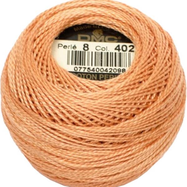 DMC 402 Perle Cotton Thread | Size 8 | Very Light Mahogany