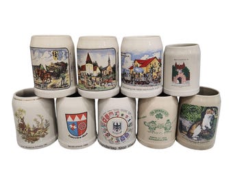 Vintage German Beer Stein - Collectible Drinkware from Europe, Gift for him