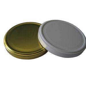 100TW Lug Lids for Glass Jars Replacement Lids  100 mm - 6 Lugs