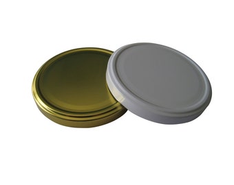 24 pcs 100TW Lug Lids for Glass Jars - Replacement Lids - 100 mm