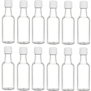 50 ml Mini Liquor Bottles with Black Tamper Evident Cap Mini Shot Alcohol Bottles Made in the USA image 4