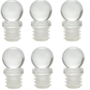 Glass Bottle Stoppers for 18 mm opening bottles Spherical ball shape