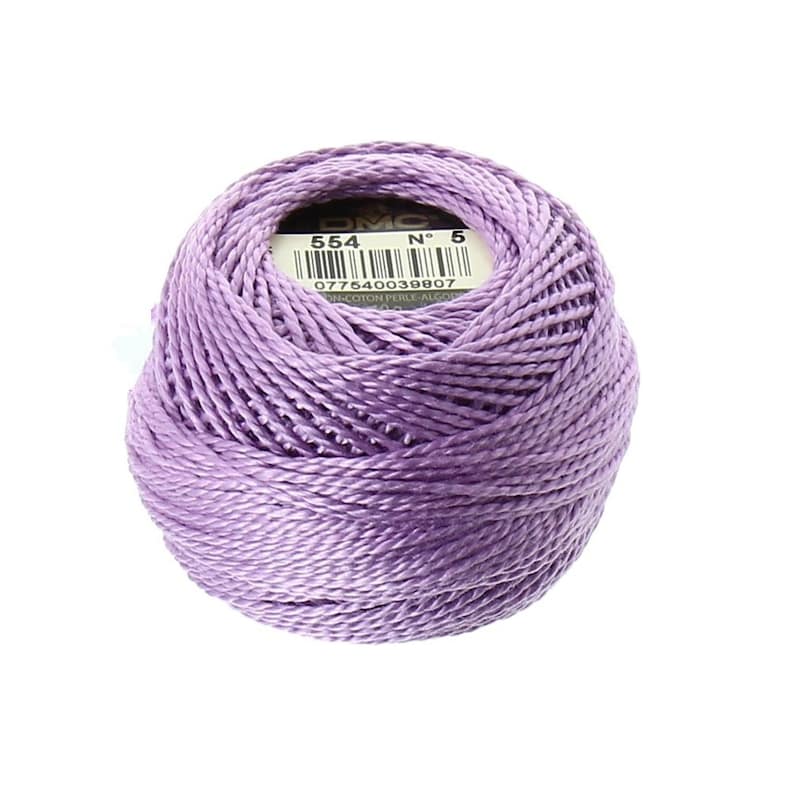 DMC 554 Light Violet Pearl Cotton Thread Size 5 - Etsy