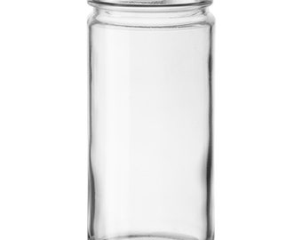 24 pcs 8 oz Glass Paragon Canning Jars with Lid 58/400 Gold White or Black Lid Storage and Organization