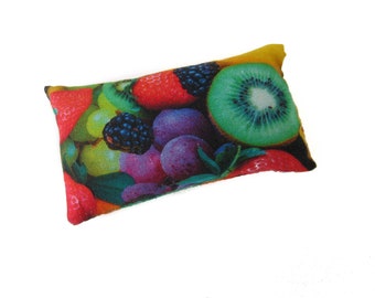 Fruits Sewing Pincushion filled with Emery Sand | Seamstress Food Lover SewerQuilter Gift pin cushion | Handsewn my Nakpunar
