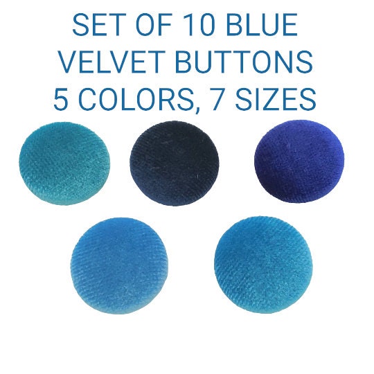 Mixed 50g Bag Dark Blue Buttons 