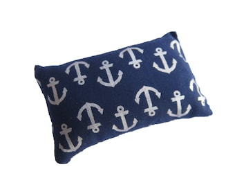 Emery Sand Filled Anchor Pincushion sewing notion handmade by Nakpunar to keep your needles sharp and clean | Perfect unisex design